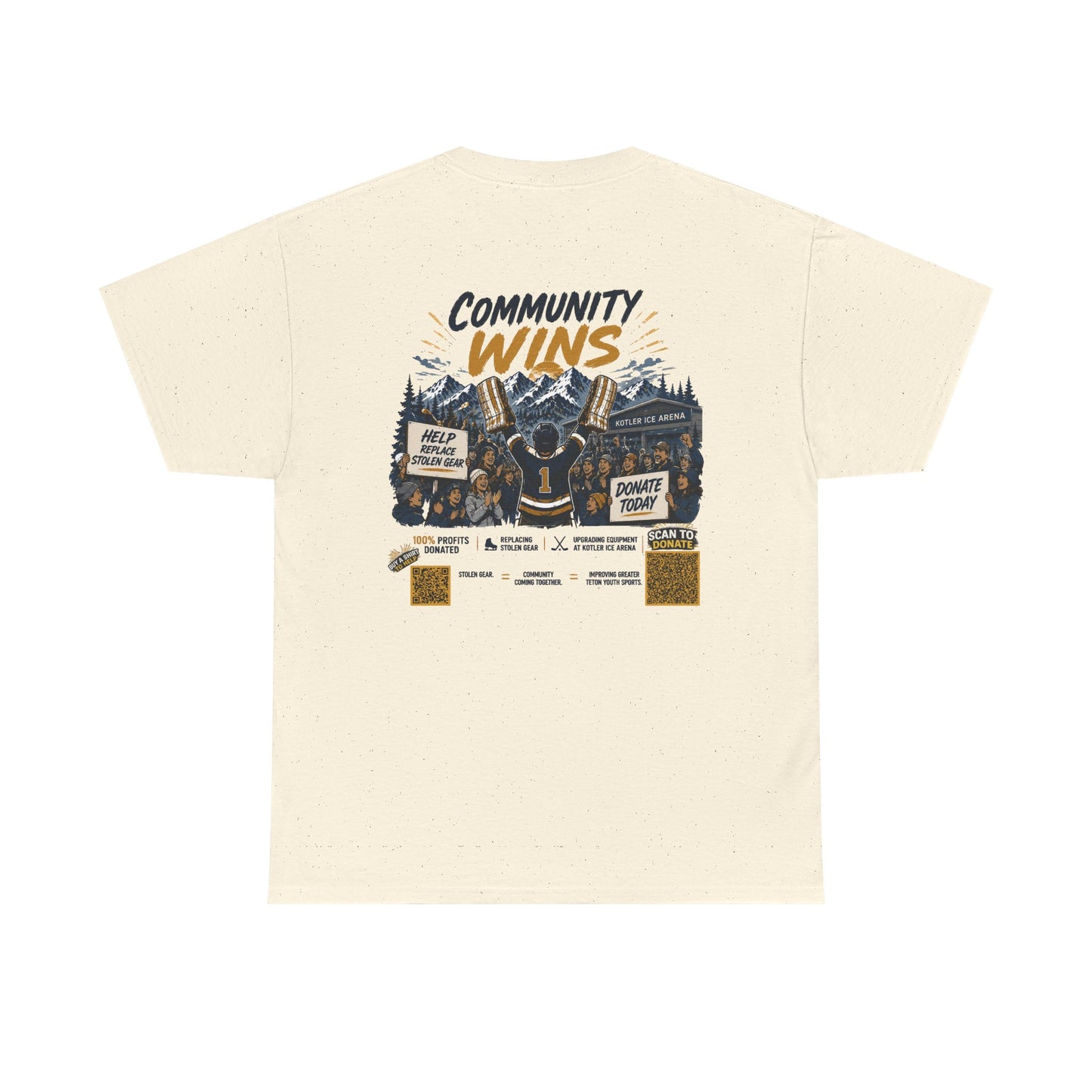 SRA: Community Wins 100% Net Profits Donated