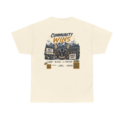 SRA: Community Wins 100% Net Profits Donated