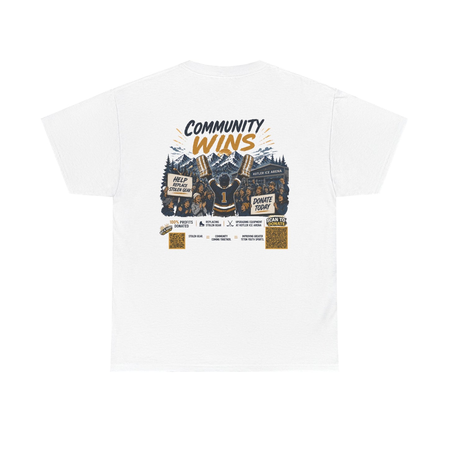SRA: Community Wins 100% Net Profits Donated