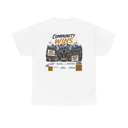 SRA: Community Wins 100% Net Profits Donated