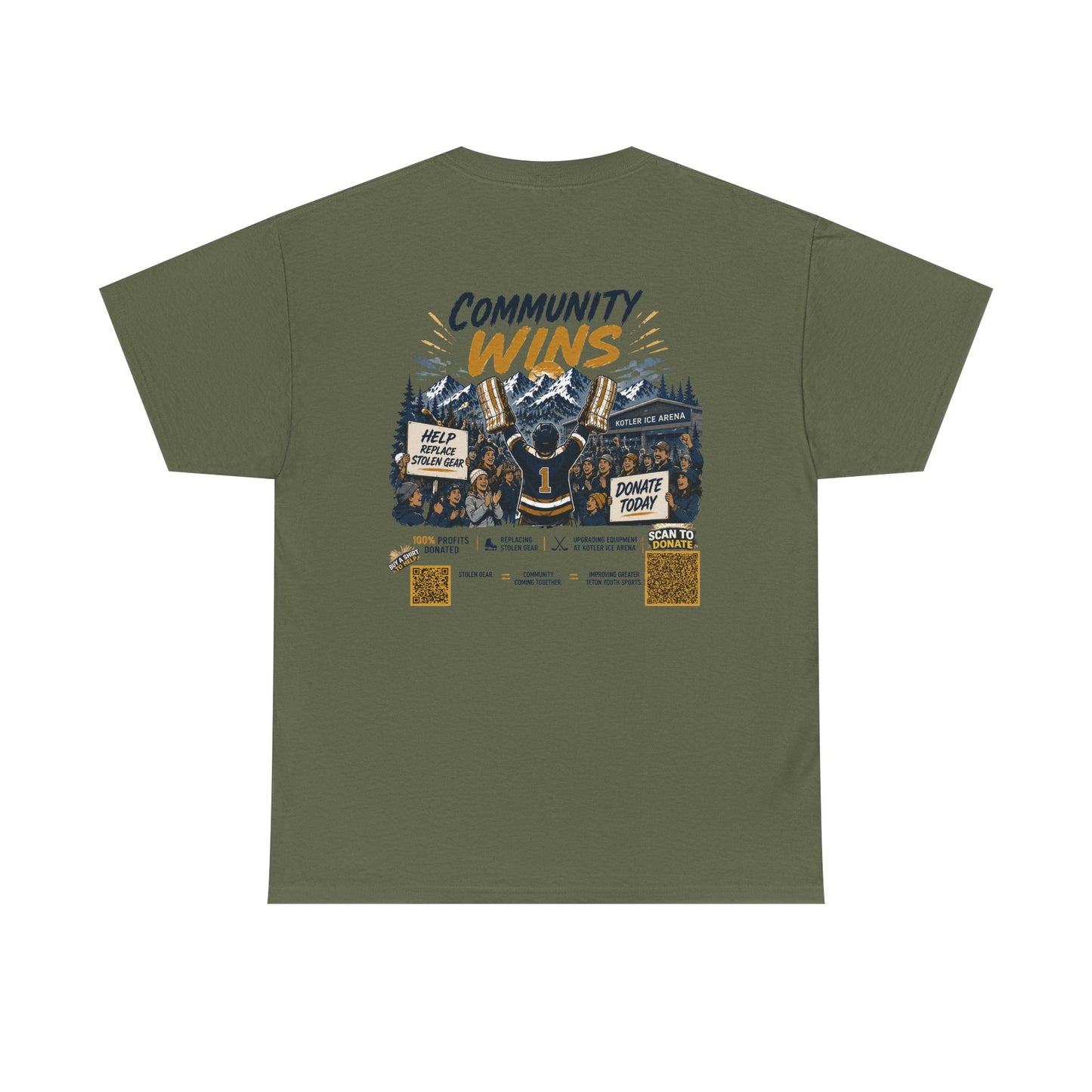 SRA: Community Wins 100% Net Profits Donated