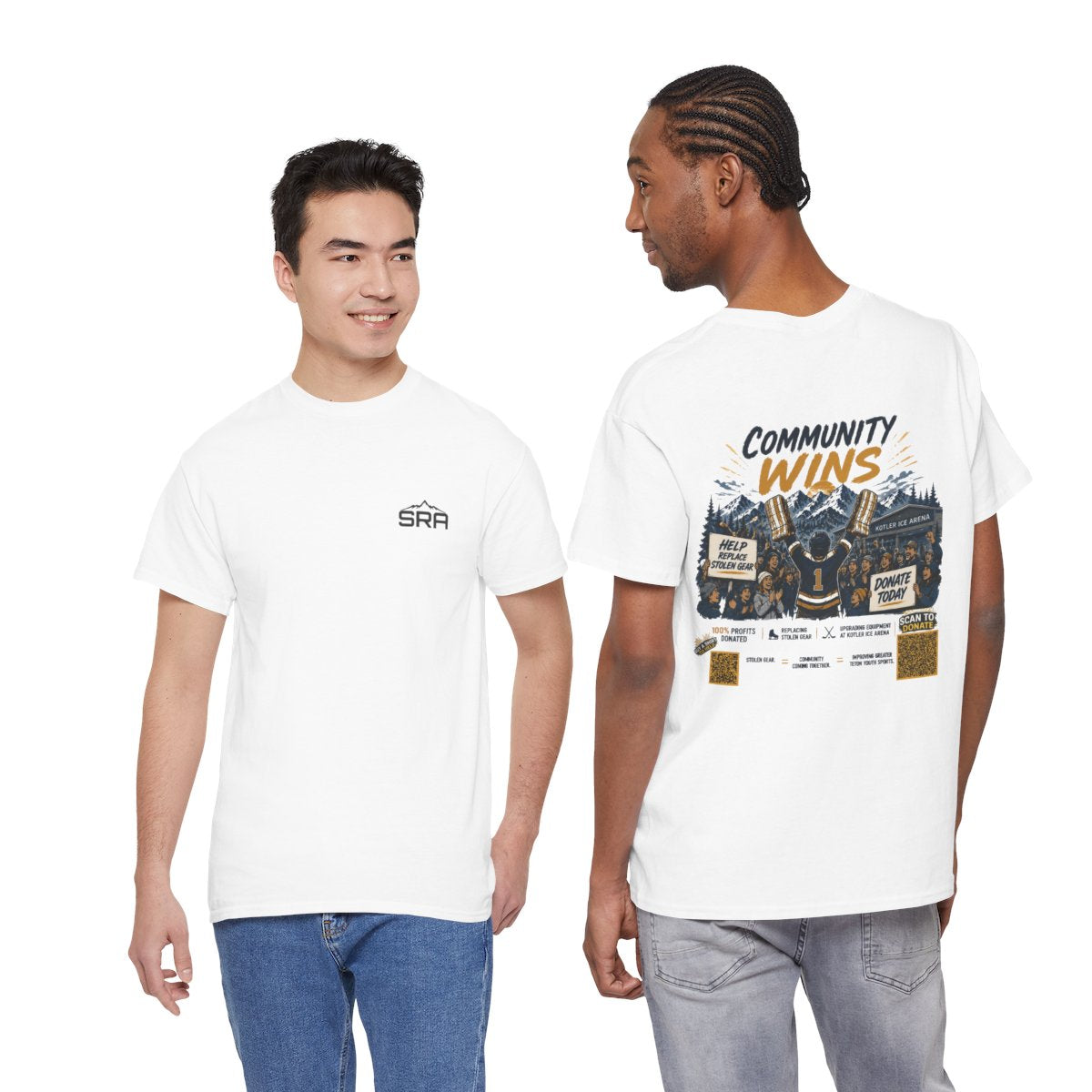 SRA: Community Wins 100% Net Profits Donated